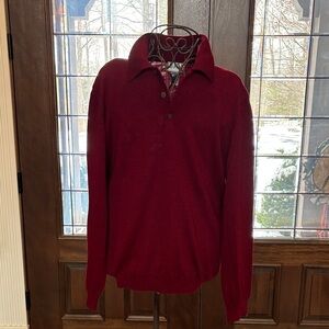 Alfani Men's Deep burgundy Sweater
